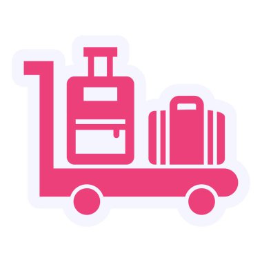 vector illustration of Luggage
