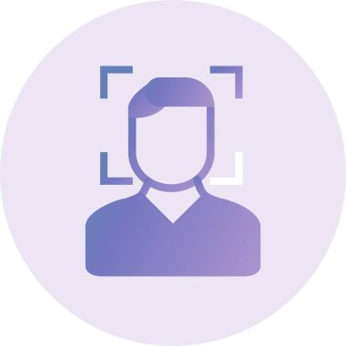 kadın avatar simge. vektör çizim