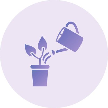 Bahçıvanlık. Web simgesi basit tasarım