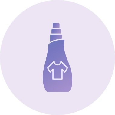 Deterjan Vektör Şekil Simgesi Tasarımı 