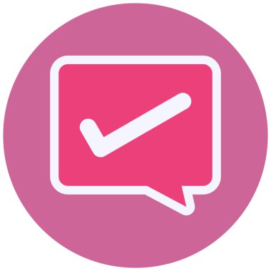 message web icon simple illustration