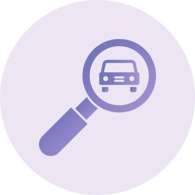 Arama simgesinin vektör illüstrasyonu