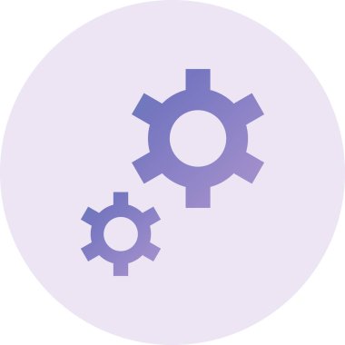 ayarlar vektör simgesi modern illüstrasyon 