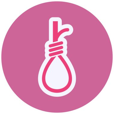 Gallows vector thin line icon