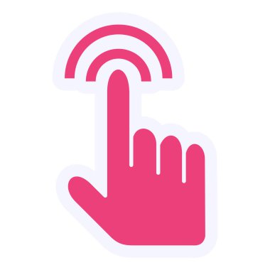 Parmak imleci. Web simgesi