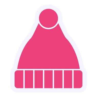 male hat, web icon simple illustration