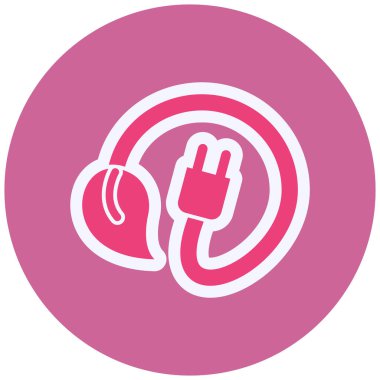  Eko prizi. Web simgesi basit illüstrasyon