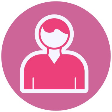 kullanıcı. Web simgesi basit illüstrasyon