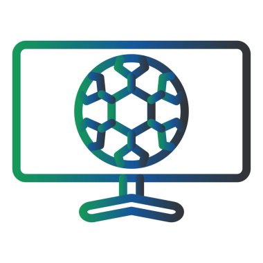 football icon. simple illustration