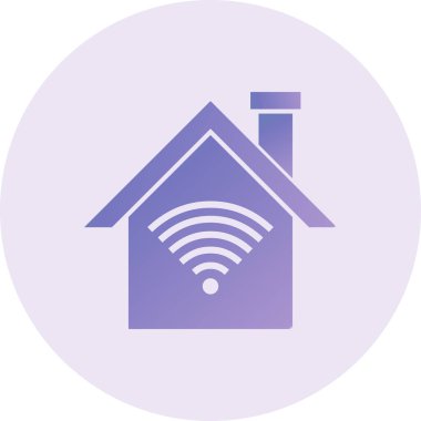 Ev simgesinin vektör illüstrasyonu