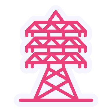 Güç simgesinin vektör illüstrasyonu