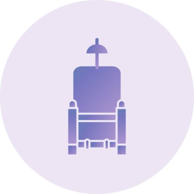 Electric Chair vector icon sign symbol