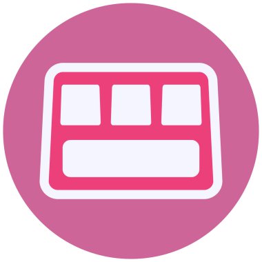 Servis Tabağı 'nın vektör illüstrasyonu