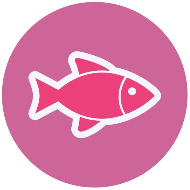 fish icon modern simple illustration 