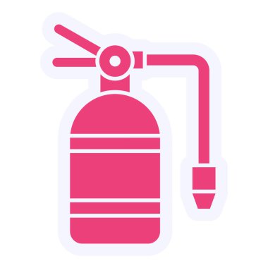 Söndürücü Vektör Sembol Tasarımı 