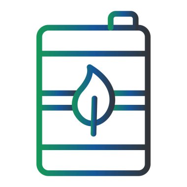 battery icon vector illustration. Bio Fuel 