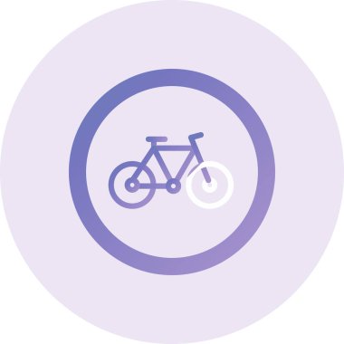 Bisikletin vektör illüstrasyonu