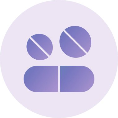 İlaç Vektörü Kabartma Simgesi Tasarımı 