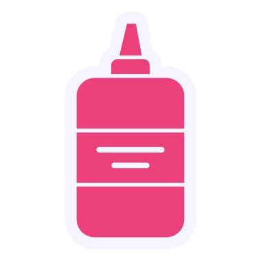 Yapıştırıcı. Web simgesi basit illüstrasyon