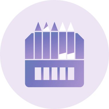 Bir okul simgesinin vektör illüstrasyonu