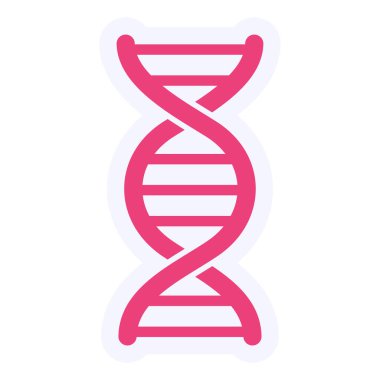 DNA simgesi vektör illüstrasyonu