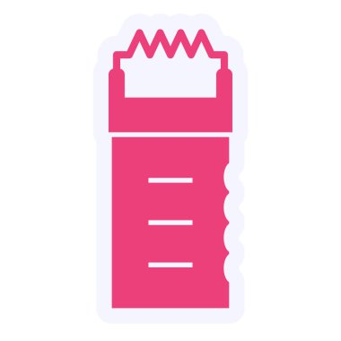 Şok tabancası. Web simgesi basit illüstrasyon