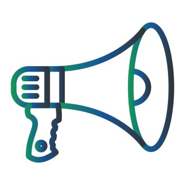 Hoparlör simgesinin vektör illüstrasyonu