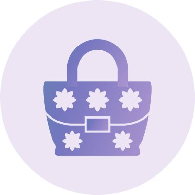 Alışveriş çantası. Basit resimleme