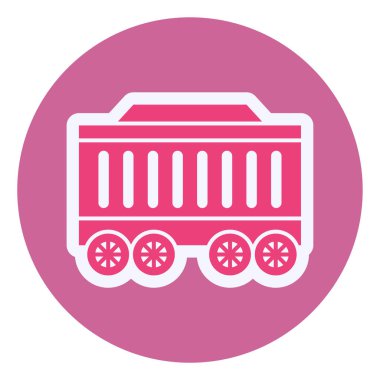 illustration of a mine icon modern style