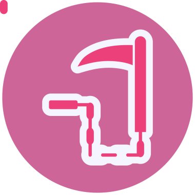 Bir mıknatıs simgesinin vektör çizimi