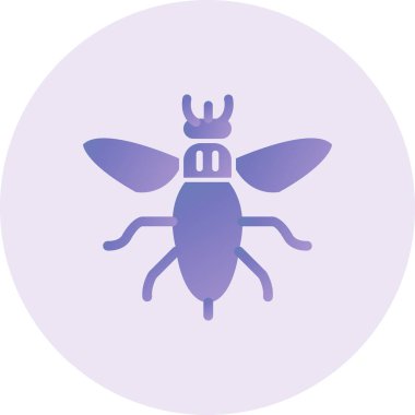simple web illustration of Bee bug