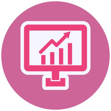 Grafik. Web simgesi basit illüstrasyon