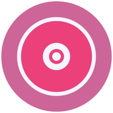 Compact Disc, simple web illustration  