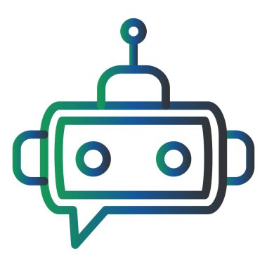 chat web icon simple illustration 