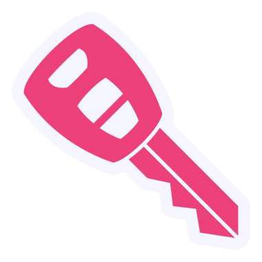 Anahtar. Web simgesi basit illüstrasyon 