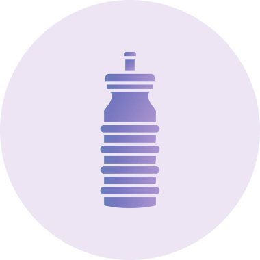 bottle. web color icon simple illustration