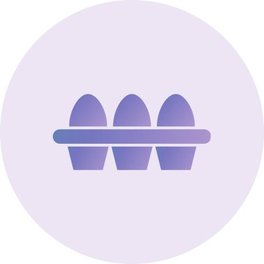 Yumurta Simgesi, Vektör illüstrasyonu