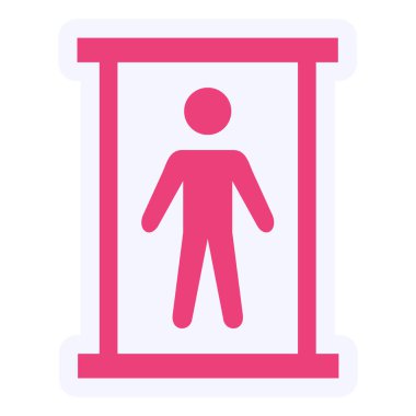 vector illustration of Body Scan icon