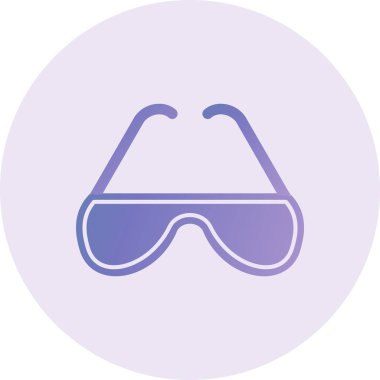 web icon, simple illustration of Glasses