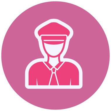 Güvenlik simgesinin vektör illüstrasyonu