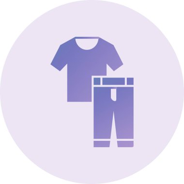 Tişört ikonu. vektör illüstrasyonu