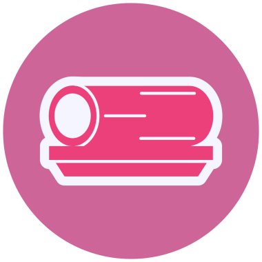 Roll Cake modern ikon vektör çizimi