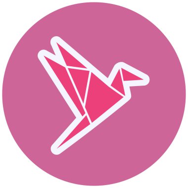 Uçurtma. Web simgesi basit illüstrasyon