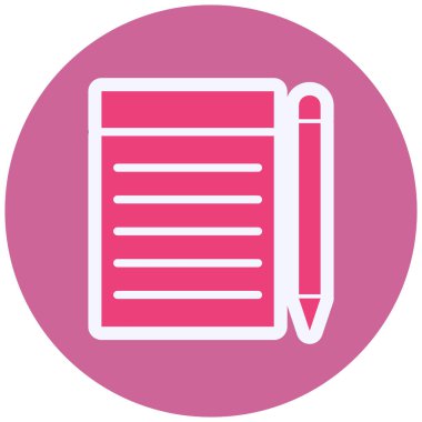 Belge. Web simgesi basit illüstrasyon