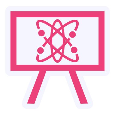 Karatahta modern simge vektör illüstrasyonu