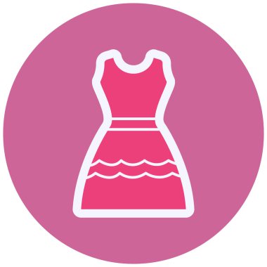 Elbise. Web simgesi basit illüstrasyon