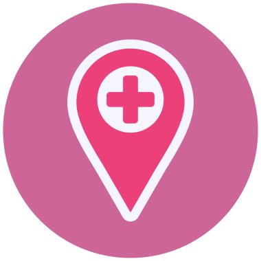 location web icon, simple vector illustration 