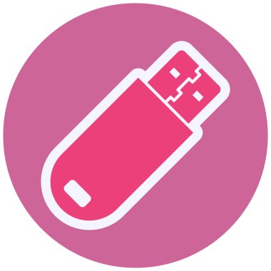 usb simgesinin vektör illüstrasyonu 