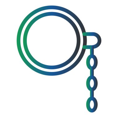 Tek Başlı Vektör Şekil Simgesi Tasarımı 