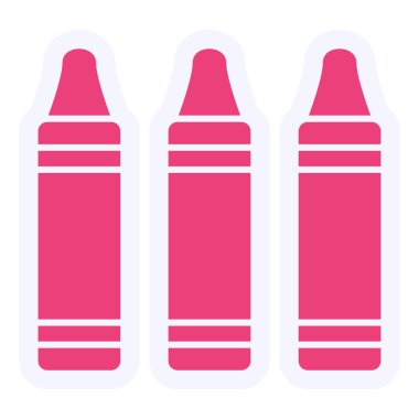 bullet icon. flat illustration of glue vector icons isolated on white background